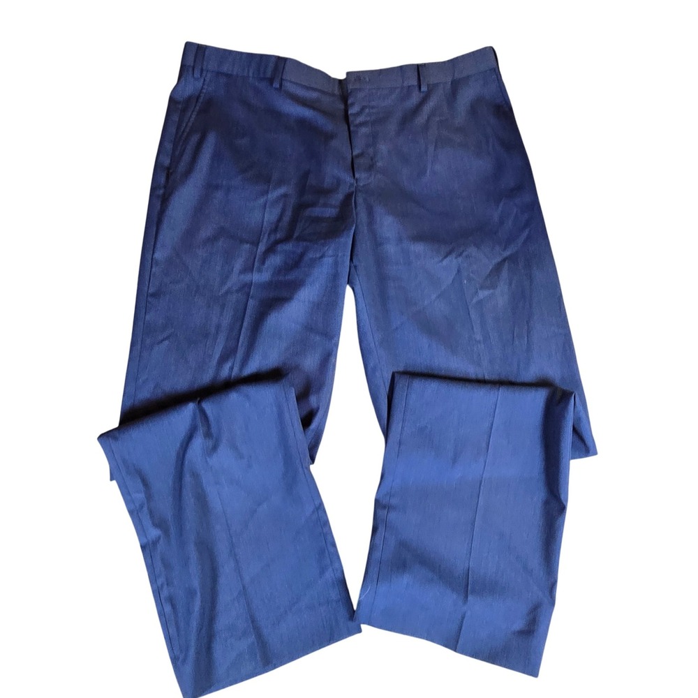 Hart‎ Schaffner Marx Men's Blue Dress Pants Career Business Casual